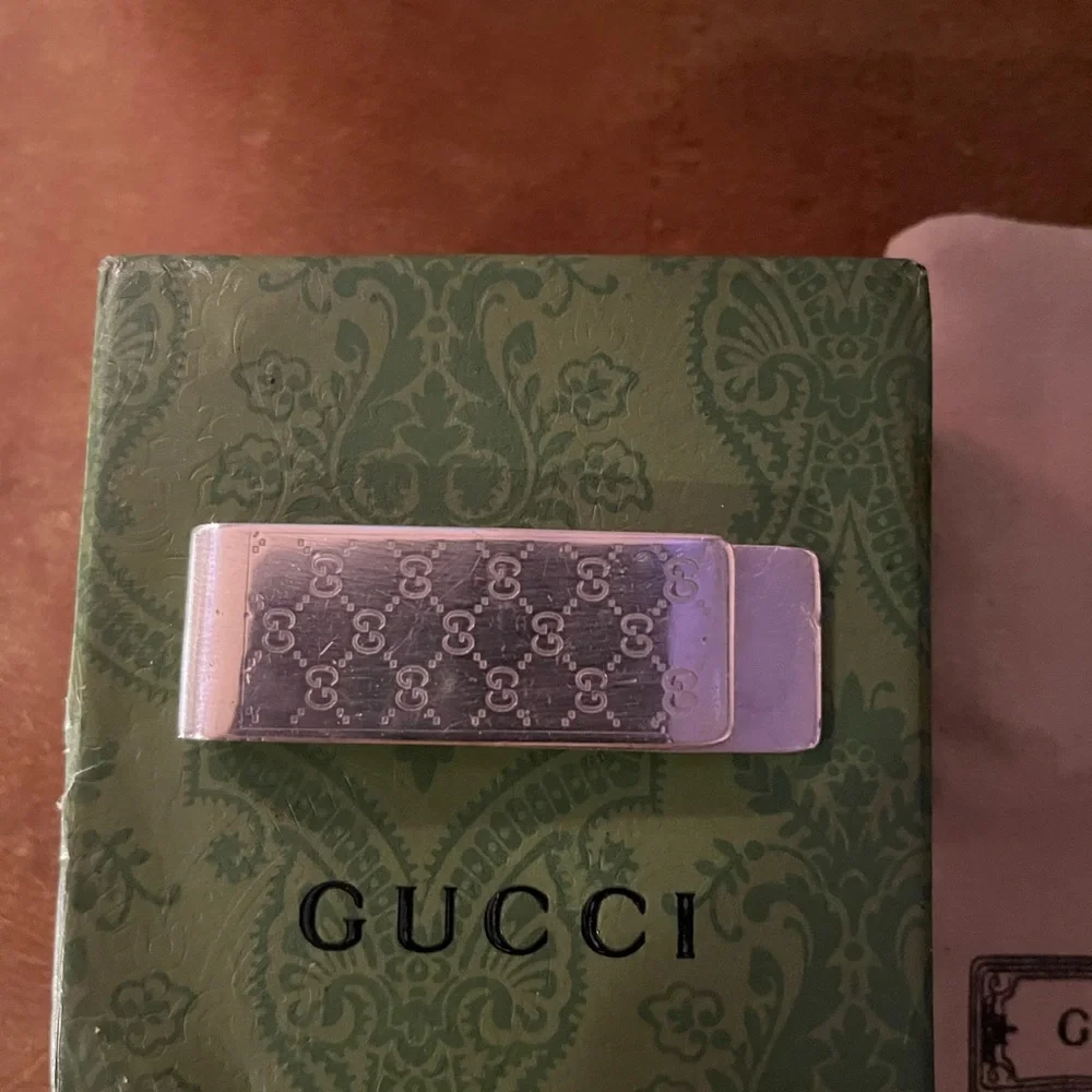 Gucci Silver-Toned Money Clip